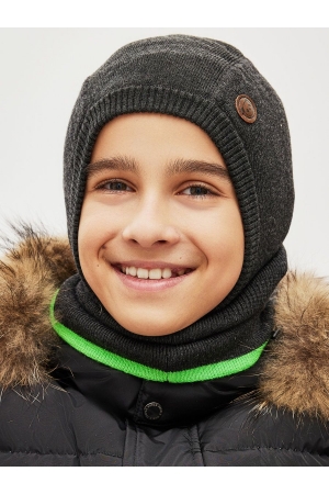 Шлем для мальчика Noble People (Россия) Серый