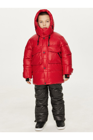 Куртка+полукомбинезон для мальчика GnK (Россия) Красный