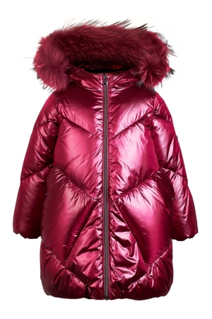 Пальто для девочки Pulka (Италия) Красный