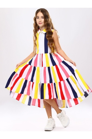 Платье-рубашка для девочки Noble People (Россия) Разноцветный