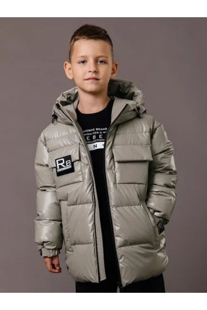 Куртка для мальчика GnK (Россия) Серый