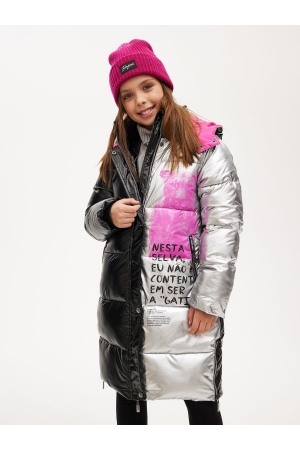 Пальто для девочки Noble People (Россия) Разноцветный