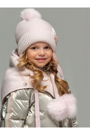 Шарф-платок для девочки Noble People (Россия) Розовый