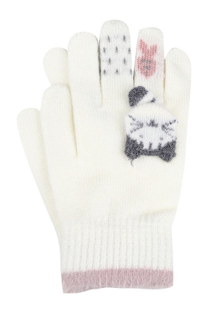 Перчатки для девочки Laddobbo (Россия) Белый