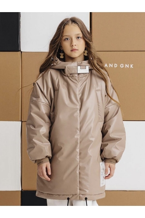 Куртка для девочки GnK (Россия) Бежевый