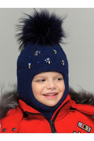 Шлем для девочки Noble People (Россия) Синий