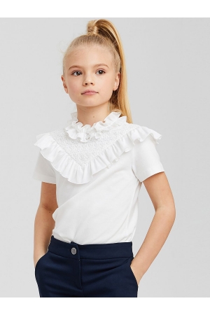 Блуза для девочки Silver Spoon (Россия) Белый