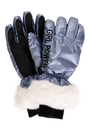 Перчатки для девочки Noble People (Россия) Голубой
