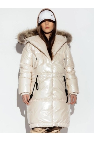 Пальто для девочки GnK (Россия) Серый
