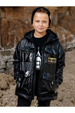 Куртка для мальчика GnK (Россия) Чёрный
