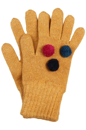 Перчатки для девочки Noble People (Россия) Жёлтый