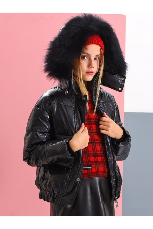 Куртка для девочки Laddobbo (Россия) Чёрный