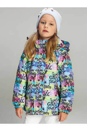 Куртка для девочки Les Trois Vallees (Франция) Разноцветный
