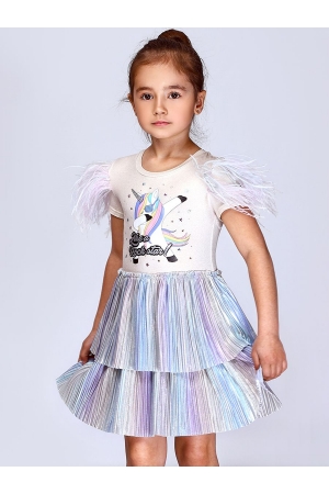 Платье-футболка для девочки Noble People (Россия) Разноцветный