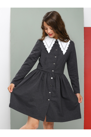 Платье для девочки Noble People (Россия) Серый