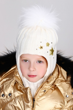 Шлем для девочки Noble People (Россия) Белый