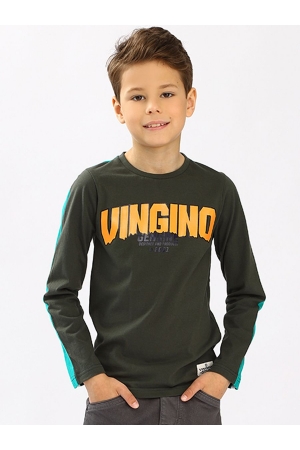 Лонгслив для мальчика Vingino (Голландия) Зелёный