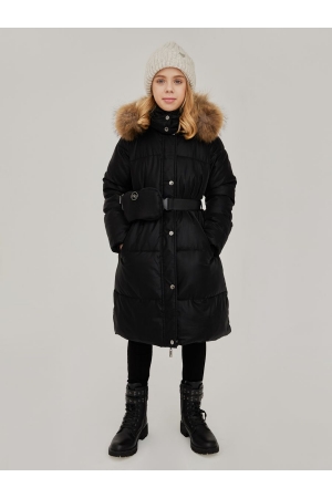 Пальто для девочки Noble People (Россия) Чёрный