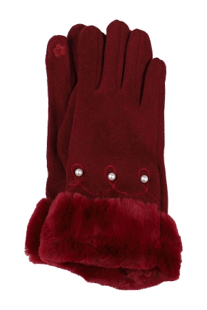 Перчатки для девочки Laddobbo (Россия) Красный