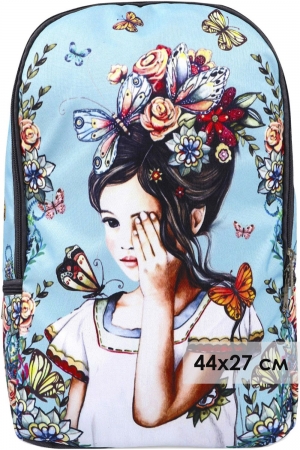 Рюкзак для девочки BagRio (Россия) Голубой