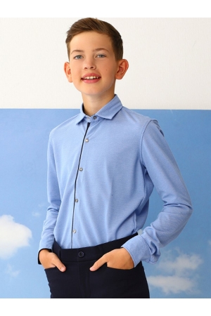 Рубашка для мальчика Noble People (Россия) Голубой
