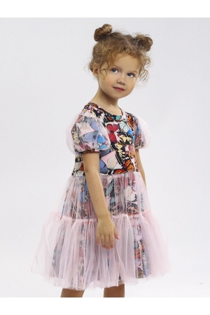 Платье для девочки Noble People (Россия) Разноцветный