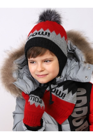 Варежки для мальчика Noble People (Россия) Красный