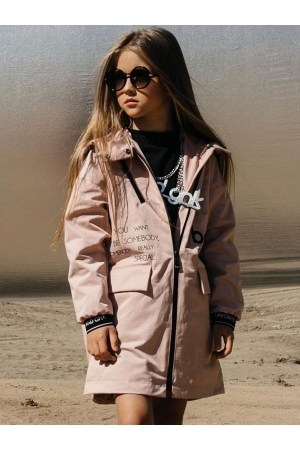 Куртка для девочки GnK (Россия) Розовый