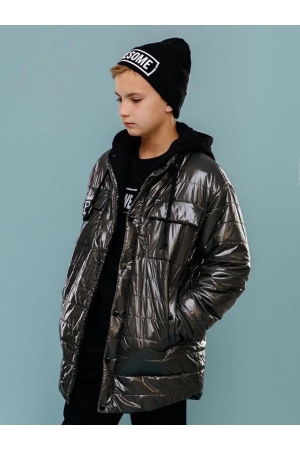 Куртка для мальчика GnK (Россия) Серый