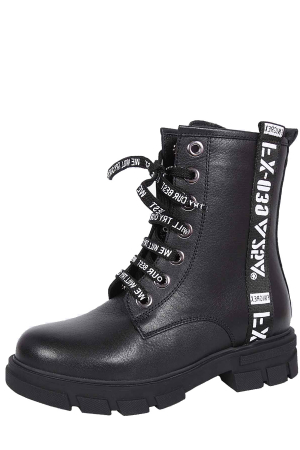 Ботинки для девочки Kapika (Россия) Чёрный