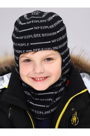 Шлем для мальчика Noble People (Россия) Чёрный