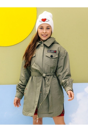 Пальто для девочки Laddobbo (Россия) Зелёный
