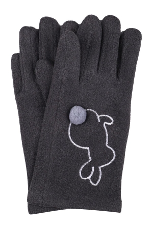Перчатки для девочки Laddobbo (Россия) Серый