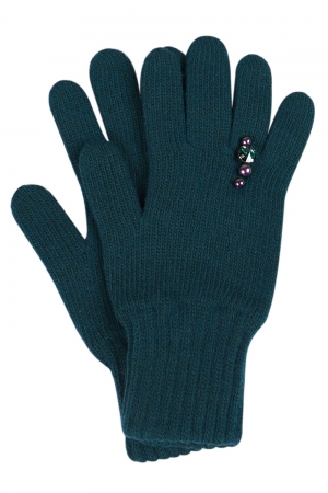 Перчатки для девочки Noble People (Россия) Зелёный