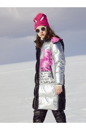 Пальто для девочки Noble People (Россия) Разноцветный