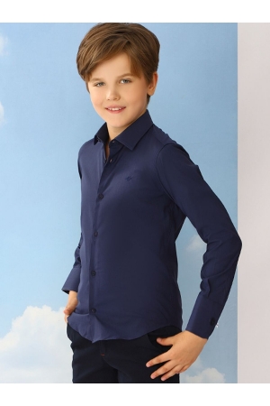 Рубашка для мальчика Noble People (Россия) Синий