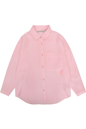Рубашка для девочки Noble People (Россия) Розовый