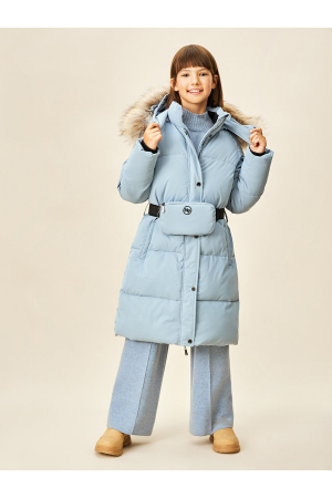 Пальто для девочки Noble People (Россия) Голубой
