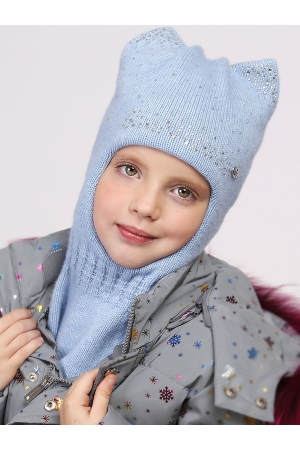 Шлем для девочки Noble People (Россия) Голубой