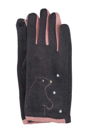 Перчатки для девочки Laddobbo (Россия) Серый