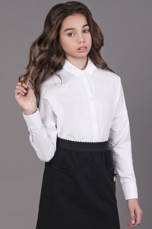 Блуза для девочки Noble People (Россия) Белый