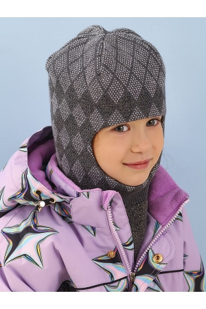 Шлем для девочки Noble People (Россия) Серый