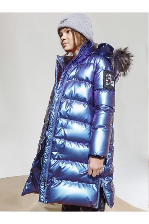 Пальто для девочки Noble People (Россия) Голубой