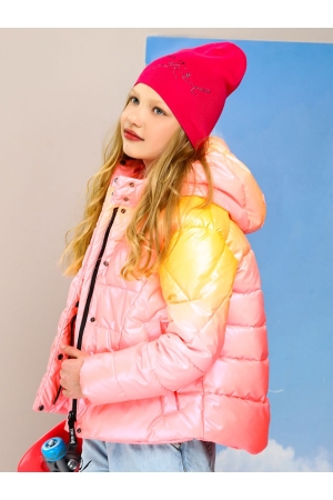 Куртка для девочки Noble People (Россия) Разноцветный