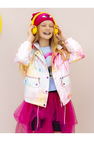 Куртка для девочки Laddobbo (Россия) Разноцветный