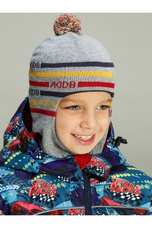 Шлем для мальчика Laddobbo (Россия) Серый