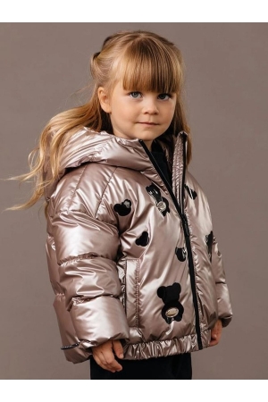Куртка для девочки GnK (Россия) Коричневый