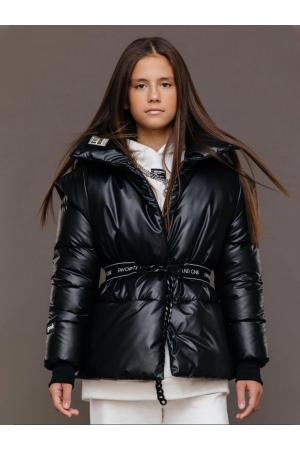 Куртка для девочки GnK (Россия) Чёрный