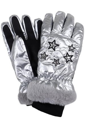 Перчатки для девочки Noble People (Россия) Серый