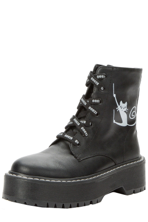 Ботинки для девочки Keddo (Англия) Чёрный